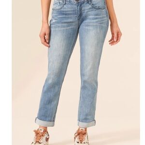 New "Ab"solution® Blue Denim Girlfriend Jean